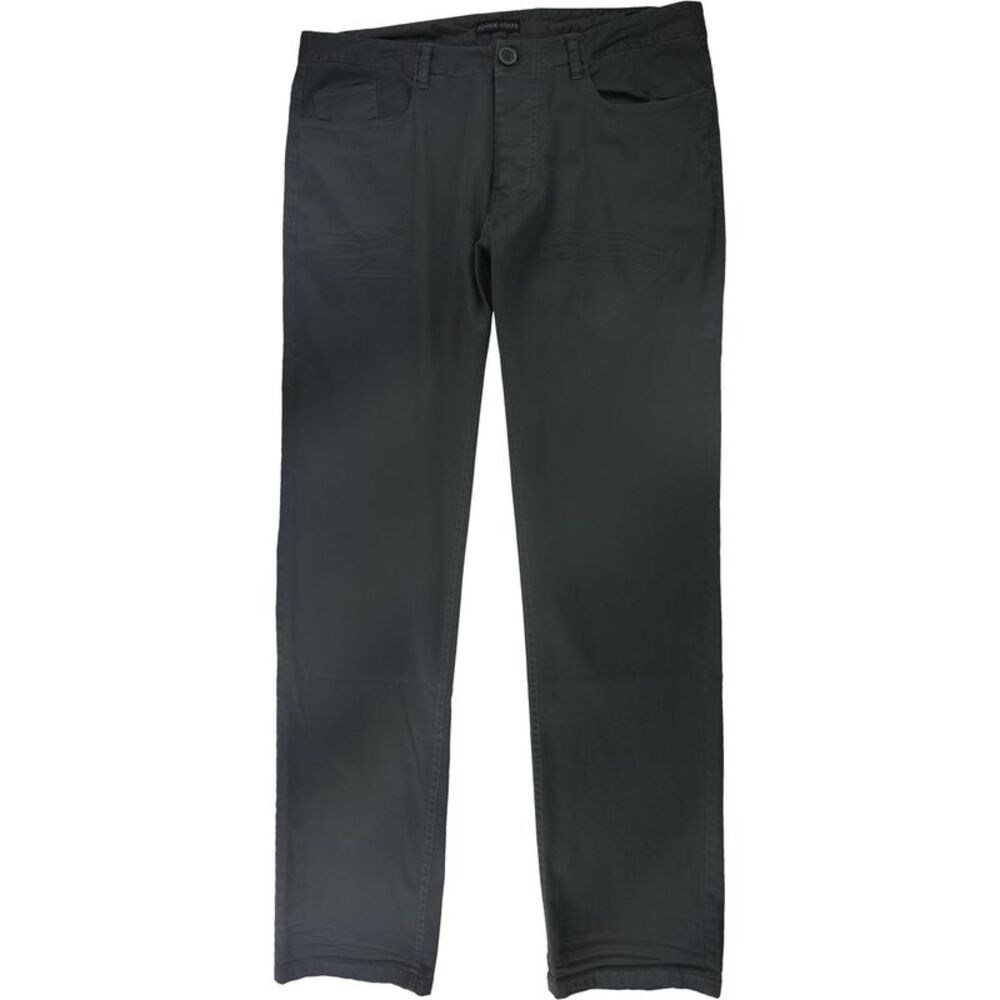 Rogue State Mens Solid Straight Leg Casual Pants, NWT
